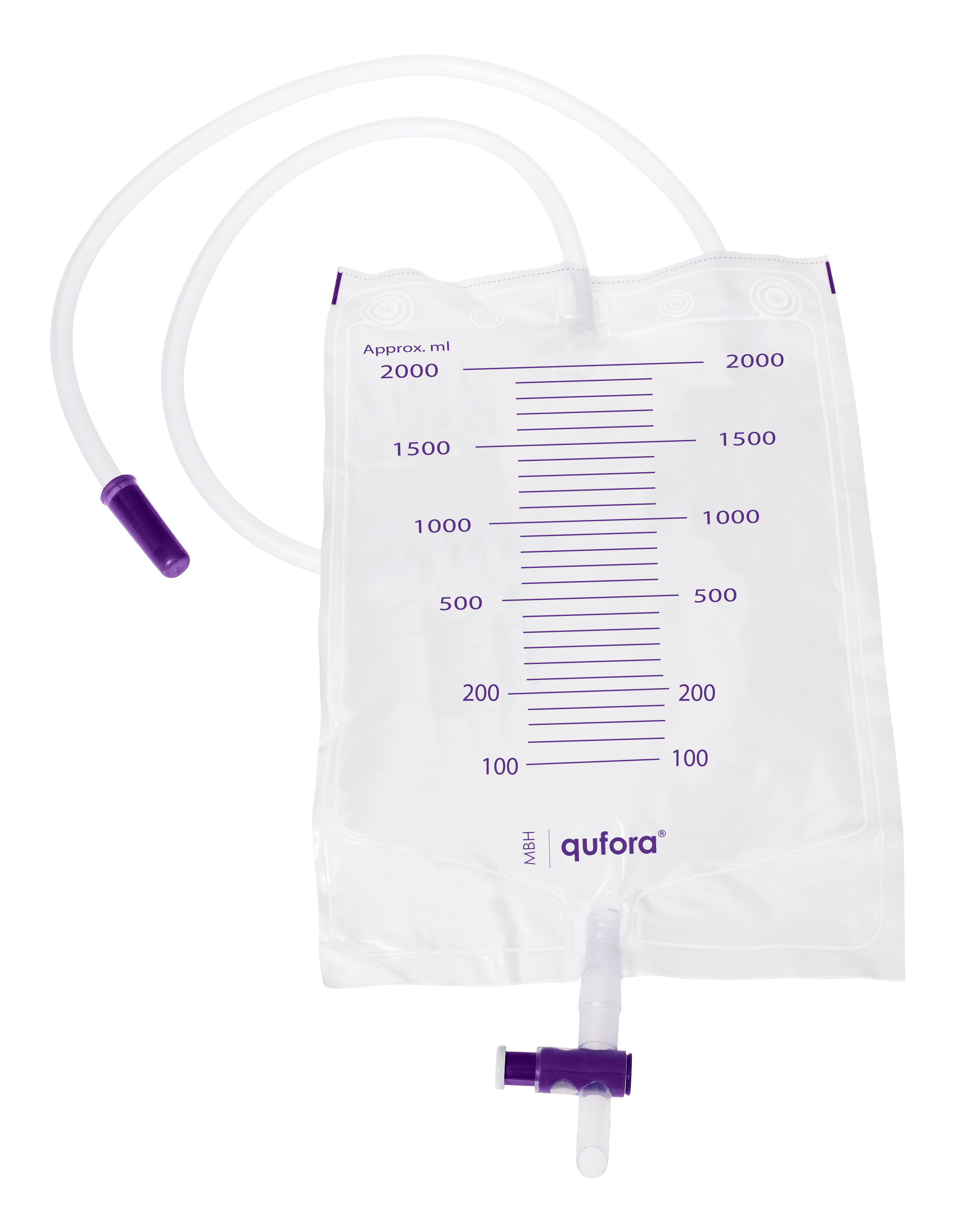 Qufora Bettbeutel Standard 2000ml Unsteril