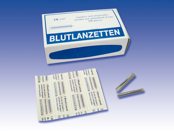 Blutlanzetten einzeln steril verpackt