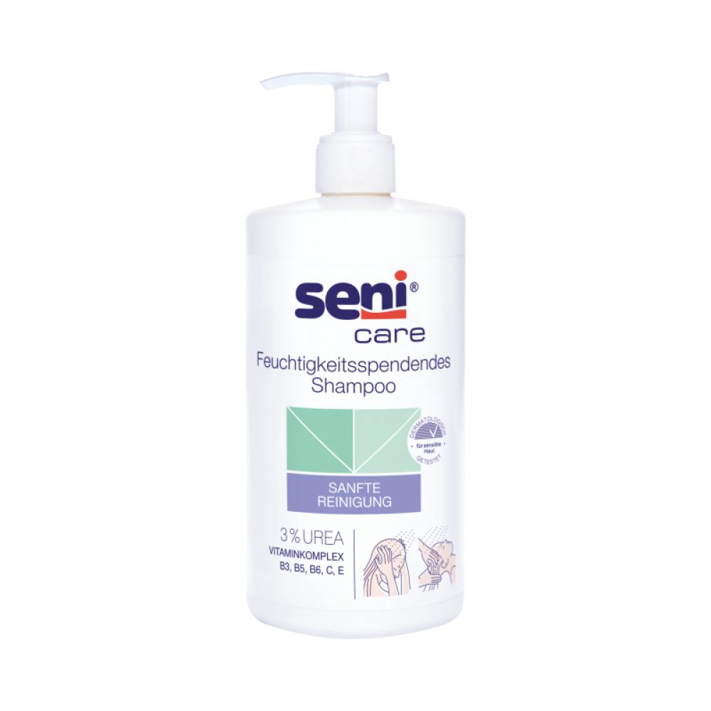Seni Care Feuchtigkeitspendendes Shampoo mit 3% Urea