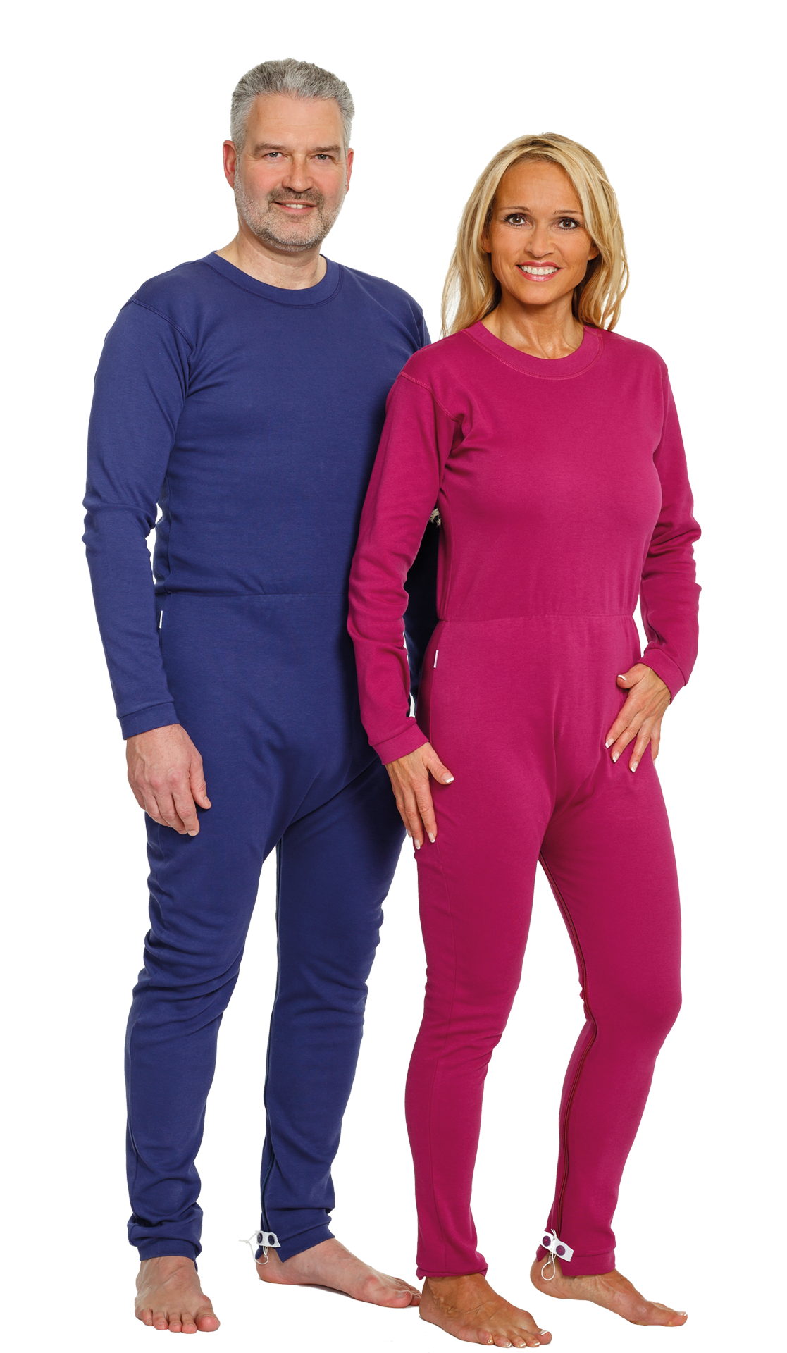 Pflegeoverall slim lang Fb. Marine Gr. XL