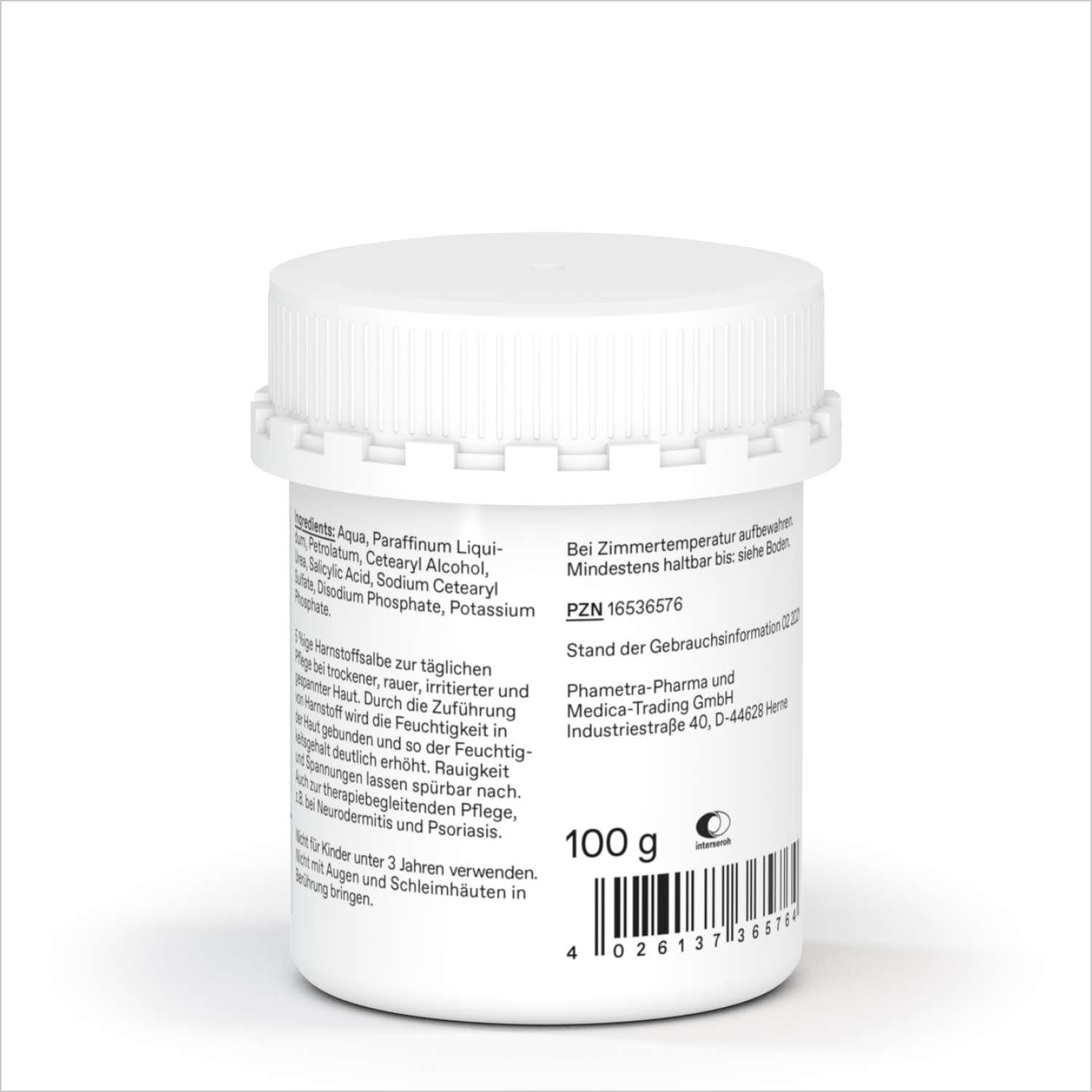5% Urea Harnstoffsalbe 100g