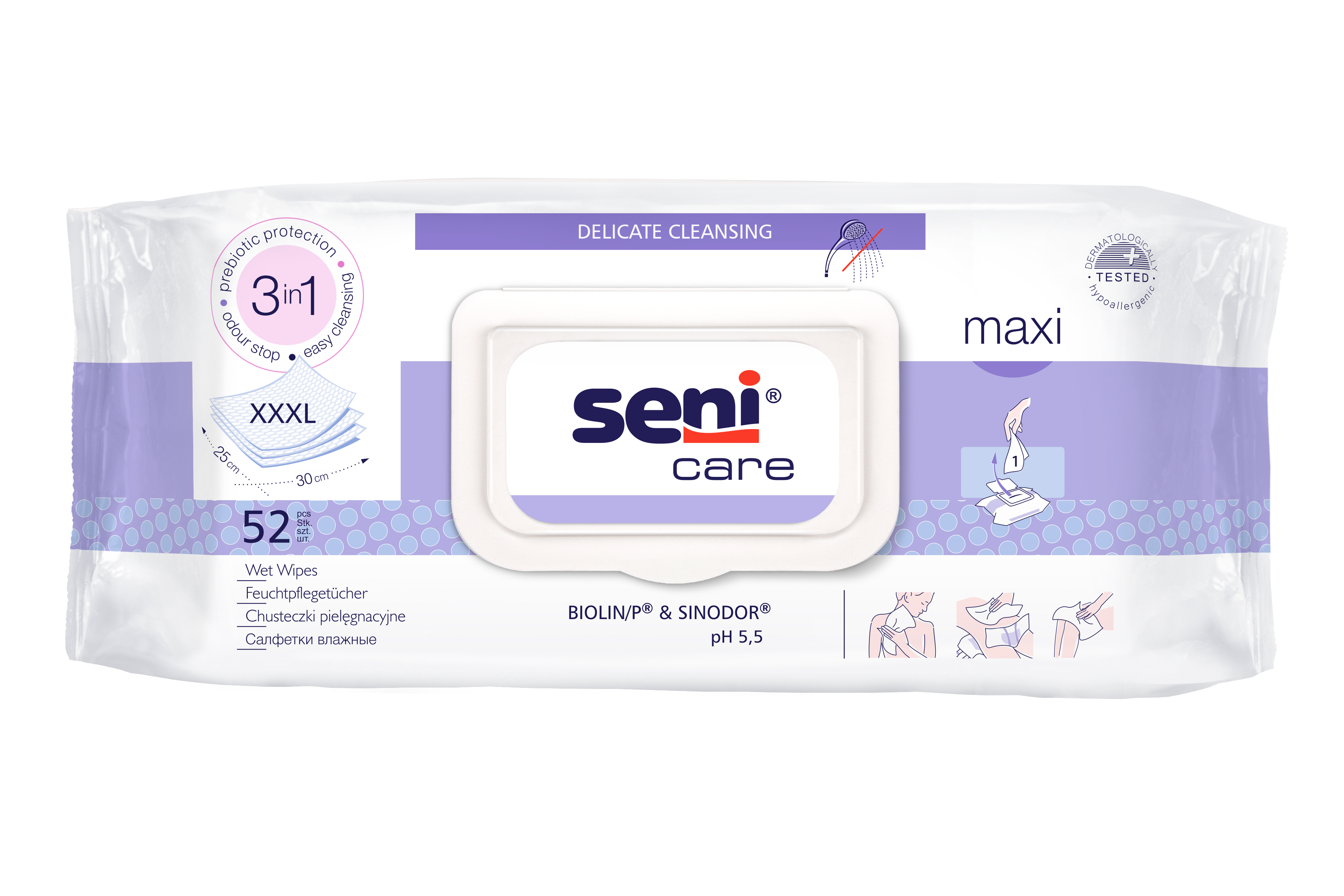 Seni Care maxi Feuchttücher