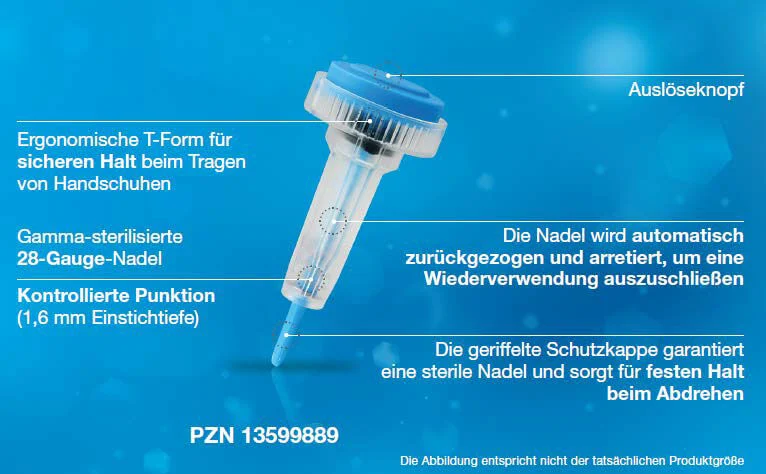 Single-Let Sicherheitslanzetten