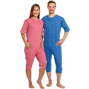 Pflegeoverall slim kurz Fb. Flamingo Gr. L