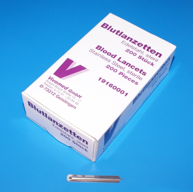 Blutlanzetten Metall