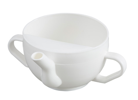 Schnabeltasse Kunststoff Weiß